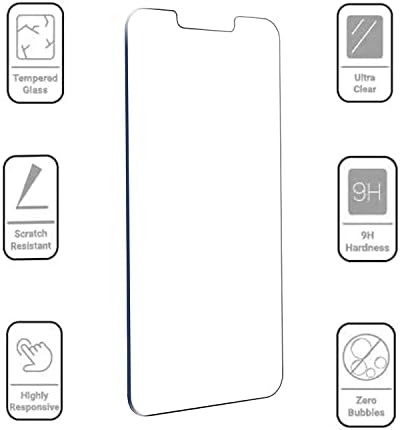 Защитно фолио Deara Стъкло за iPhone 14 Plus / iPhone 13 Pro Max [6,7 инча], 2 опаковки, Удобни За своята практика