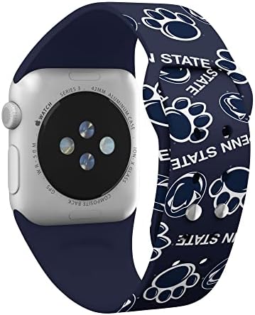 Афинитетът Bands Каишка за часовник Penn State Nittany Lions HD Съвместим с Apple Watch