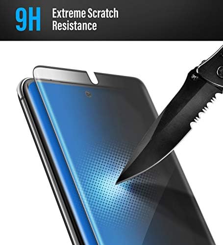Magglass Galaxy S20 Ultra Privacy Screen Протектор - Защита от шпионски на пръстови отпечатъци от закалено стъкло