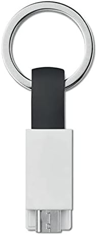 Кабел BoxWave е Съвместима с Lenovo K12 Note (кабел от BoxWave) - Зарядно устройство за ключодържател Micro USB, Ключодържател