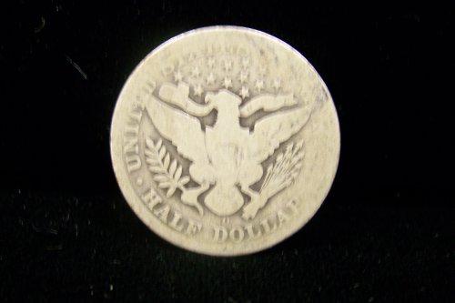Една циркулационни американска монета в полдоллара Фризьор