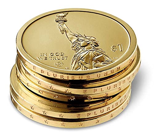 2021 D American Innovation серия от 4 монети, деноминирани 1 долар Монета Денверского на ментата Без лечение