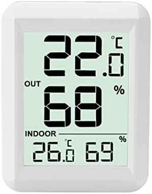 Измерване на температурата и влажността в затворени помещения и на открито MIAOHY Домакински Суха и Влажна Цифров Дисплей