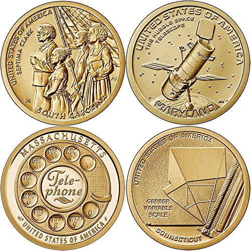 2020 P & D Американски Иновативен Долар Пълен Годишен Комплект от 8 монети BU