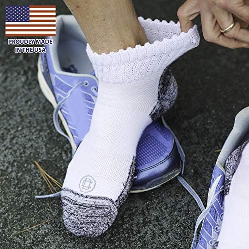 Активни чорапи за диабетици Doctor's Choice, не се свързват, женски, на лигавицата на дълъг четвърт инч, с