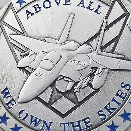 Монета BHealthLife Air Force Military Challenge с Гордост Служи като Подарък за Пилот-Ветеран