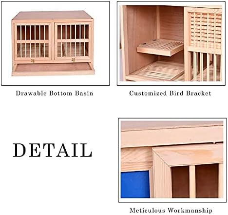 yoo Bird Cage Larg Кутия за отглеждане на птици Аксесоари за гълъби Клетка за чифтосване пощенски гълъби Специално гнездо