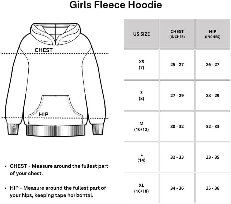 Real Essentials 3 Опаковка: Пуловер с качулка от мека матова руно за момичета с джоб кенгуру (7-16 години)