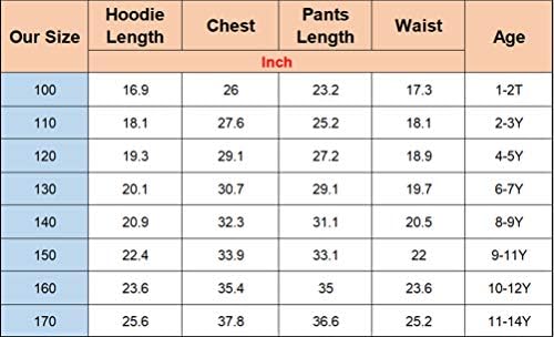 Детски комплекти Памучни пуловеров с качулка Marcoox -Пълнозърнести Блузи и Панталони, Комплекти от две части, Блузи