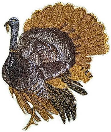 Индивидуален и уникален Честит Ден на благодарността [Турция], бродирана на желязо нашивке [5,5 X 5,3] [Произведено