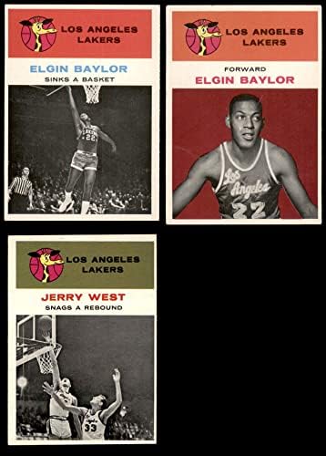 1961-62 Fleur Сет екипа на Лос Анджелис Лейкърс и Лос Анджелис Лейкърс (сет) VG/EX+ Лейкърс