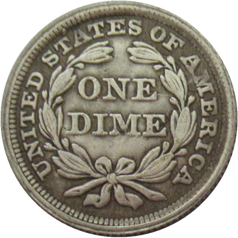 Американски Флаг 10 Цента на 1853 Година, сребърно покритие Копие на Възпоменателни монети