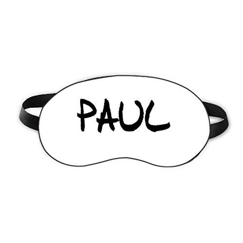 Специално написано от ръката на английското Име на PAUL Sleep Eye Shield Мека Нощна Превръзка На очите, Сянка