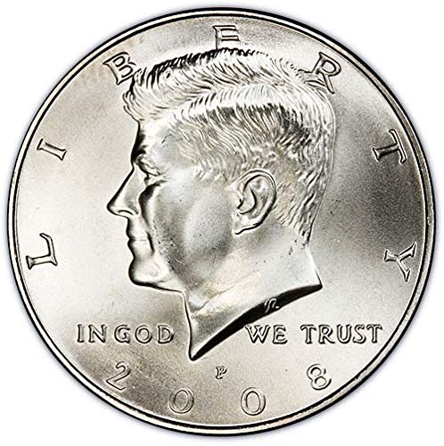 2008 P Сатинированная довършителни Kennedy Half Dollar Choice Монетен двор на САЩ, Без да се прибягва