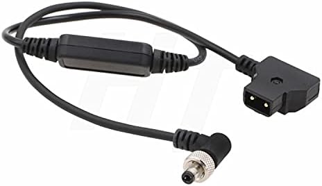 Захранващ кабел HangTon 12 В с D-образен ключ за постоянен ток за Blackmagic ATEM Mini, SmallHD, монитор Atomos