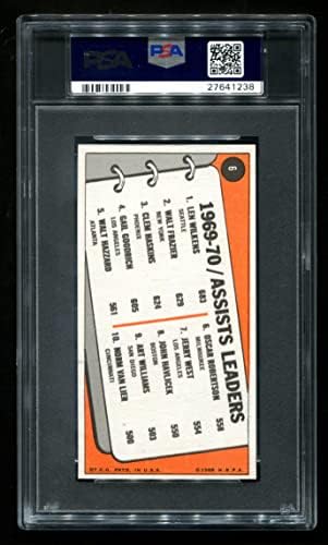 1970-Добрите асистенции № 6 на Лидерите на Клем Хаскинс / Лени Уилкенс /Уолт Фрейзър Сиатъл суперсоникс се/ Никс/ Санс