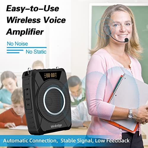 20 W Безжичен Bluetooth Усилвател на глас за Учители Преносим Водоустойчив Усилвател на Глас Безжична Слушалка с Микрофон