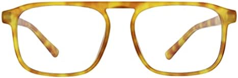 Peepers от peeperpecs Мъжки правоъгълни очила за четене Райдър син цвят, блокиране на светлина