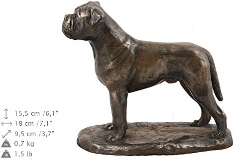 Bullmastiff, военен мемориал, урна за кучешки праха, със статуя на куче, АртДог