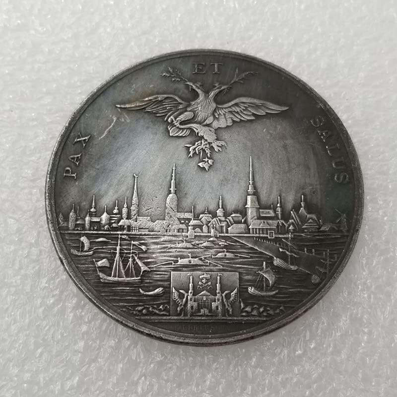 Старинни Занаяти Tpye 91 Великата Руска Възпоменателна монета Медал Проблем Сребърен долар 3171