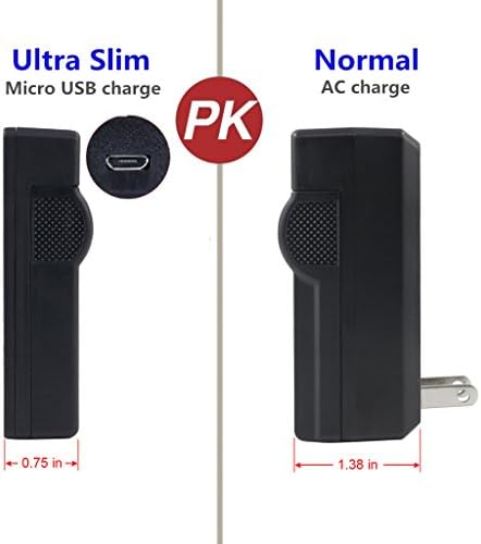 Зарядно устройство Kastar Slim USB за Olympus BLS-5, PS-BLS5 и Olympus OM-D E-400, E-410, E-420, E-450, E-600 E-620, E-P1,