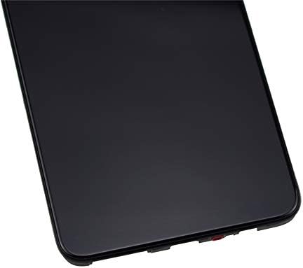 Дисплей капацитивен Сензорен Дигитайзер Стъклен LCD екран с Подмяна на рамка за Samsung Galaxy A20S Черно SM-A207F
