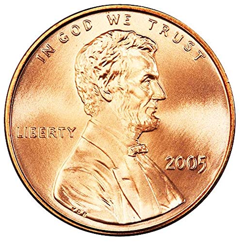 2005 P & D Сатинировка Lincoln Memorial Cent Choice, Без да се позовават на Монетния двор на САЩ, Комплект от 2