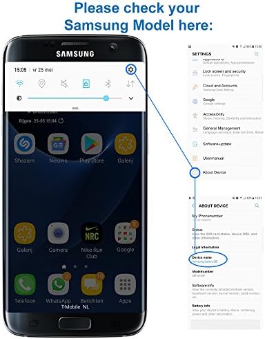Смяна на притежателя на тавата за SIM-карти MMOBIEL, съвместим с Samsung, Различни серии устройства на Samsung - Вкл.