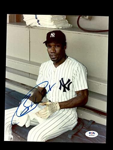 ДНК PSA Боби Бондса С Автограф На снимката 8x10 Янкис - Снимки на MLB с автограф