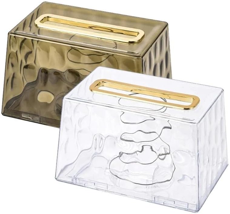 Кутия за салфетки ZHAOLEI, прозрачен Капак, Кутия за тоалетна хартия, Кристална Държач за Кърпички, Просто Стилен
