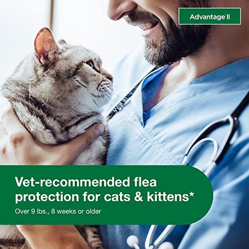 Ветеринарен лекар Advantage II за малки котки - Препоръчителното лечение и профилактика на бълхи | Котки с тегло