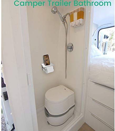 Държач за Тоалетна хартия от полиран Никел с Рафтове за съхраняване на Телефонни Салфетки - Монтиране на стена /Лепило,