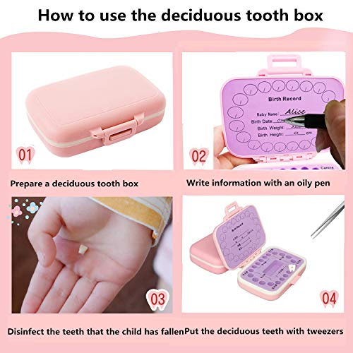 Кутия за спомен за детските Зъби, Кутия Феята на Зъбките, Държач за съхранение на зъбите, Органайзер за Събиране на Изгубените