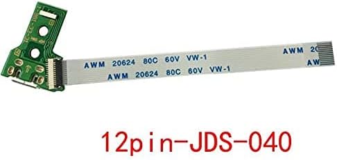 Jayamer USB Порт За зареждане Конектор Печатна платка с Гъвкав лентови вериги кабел за PS4 контролер JDS 011 001
