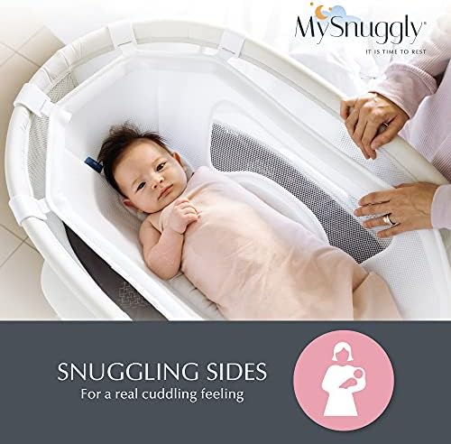 Подложка в плетена детска люлка за новородени MySnuggly, Съвместим с люльками 4moms | върху патентовано Сигурно Усещане за