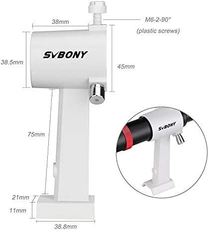 Оптичен мерник SVBONY SV182, Метален мерник 6x30, с Универсален основа под формата на Ласточкиного на опашката за Оптичен