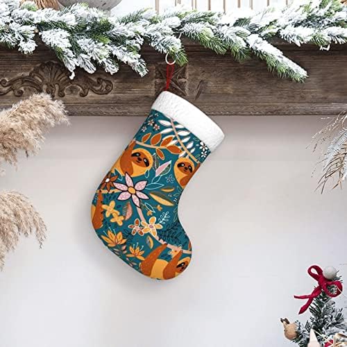 Ююй Бохо Ленивец Коледен Отглеждане Празнична Украса Камина Окачен На Стелката 18 Инча(А) А) Чорапи