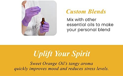 Етерично масло от сладък портокал ръчна изработка - Чисто и натурално - Лечебно Етерично масло от премиум-клас,