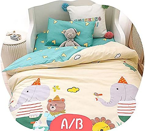 Комплект за детска градина Комплект за детска градина от три части стеганое одеяло от цели памук за детско постилка