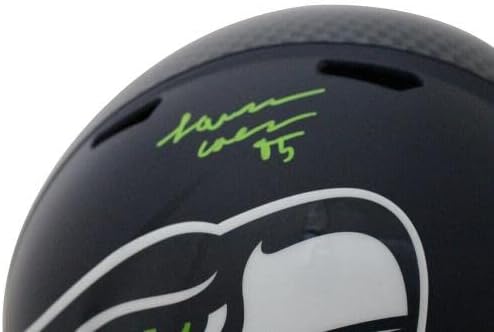 Копие шлем LJ Collier с автограф /Подпис Seattle Seahawks Speed Реплика JSA 24892 - Каски NFL с автограф