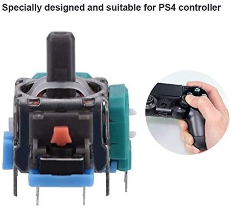 Onyehn 4 бр. 3D Аналогов джойстик за подмяна на допир сензора, подходяща за контролери Sony Playstation 4