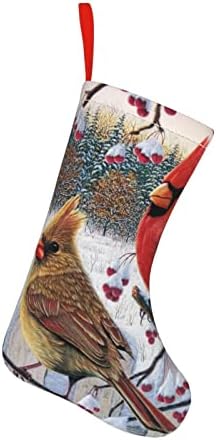 Коледни Чорапи, Червени Огромните Птици, Зимни Снежни Коледни Чорапи (10 Инча), Коледа Висящи Бижута, Подаръчни