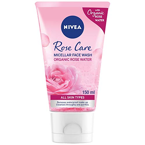 NIVEA Мицеллярное Почистващо средство за лице, Skin Дишай Rose MicellAIR, 150 мл