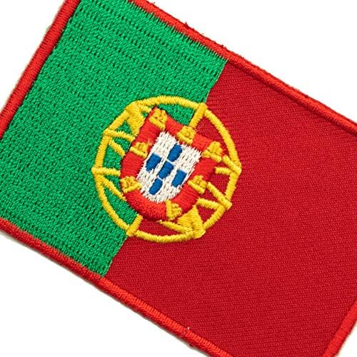 Нашивка с бродерия A-ONE EU + Апликация с флага на Португалия, Реколта нашивка, топлинно запечатване нашивка на лигавицата,