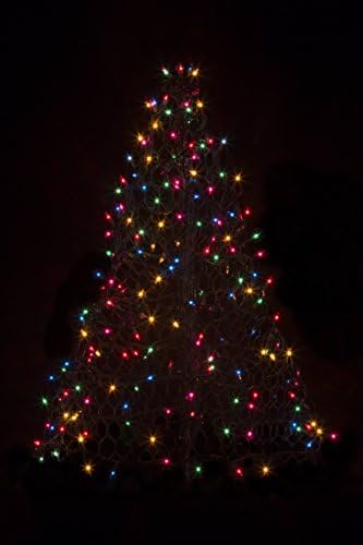 Дървета в саксии с месо от раци 3 метра. Изкуствена Коледна елха с предварителна осветление с нажежаема жичка