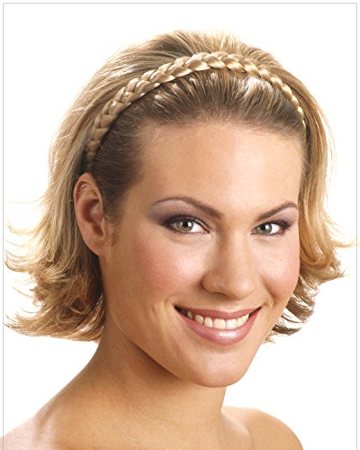 Mia Jumbo Braidie, Красива Класическа Превръзка На главата, изработени От Синтетична коса Перука, Руса, Еластична