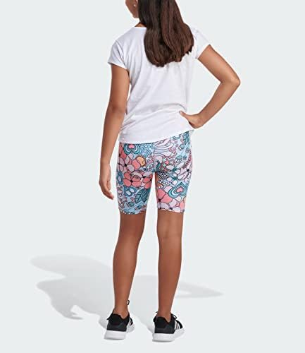 Велосипедни шорти adidas за момичета С принтом По цялото тяло