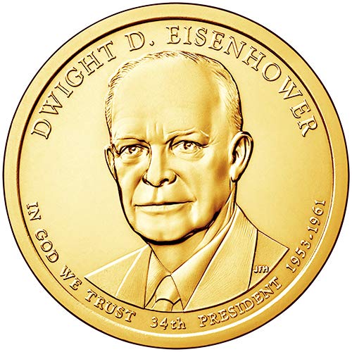 2015 P Позиция B BU Дуайт D. Айзенхауер Президентски долар Избор Необращенный Монетен двор на САЩ