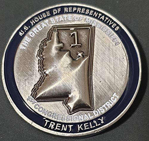 Конгресмените Трент Кели, щата Мисисипи, на 1-ти арондисман на Конгреса, полковник Кели, 168-ти арондисман, монети