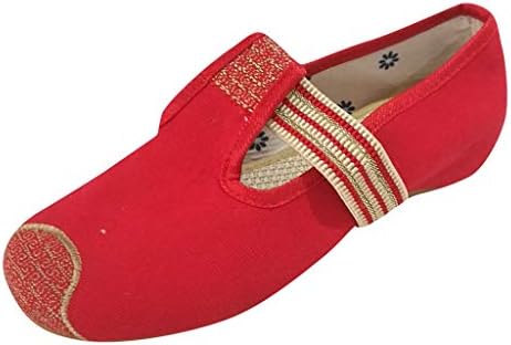 Чехъл-Чехли за жени, Дамски чехли, Летни Дамски обувки за танци, Фини обувки на плитки обувки, Сандали с бродерия